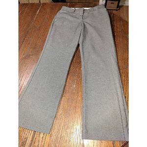 Size 6P Petite Chadswick Collection Grey Dress Pants with Pockets and Belt Loops